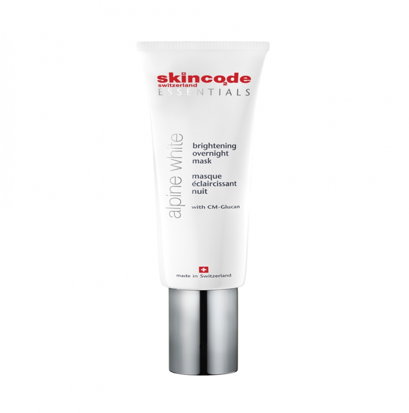 Mặt nạ dưỡng trắng da và trị đám nâu qua đêm Skincode ailine white  brightening overnight mask